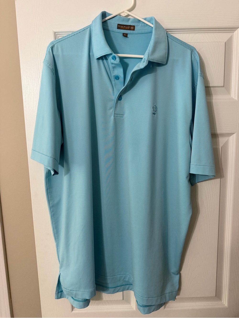 Peter Millar Light Blue Men's Polo Shirt